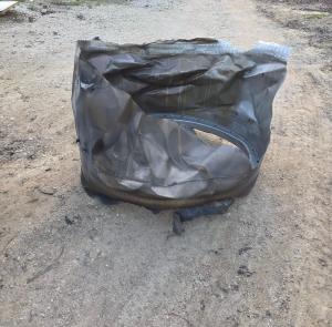 ערנות בעמק: חבלני המשטרה הוזעקו לטיפול בנפל של חלק מטיל שאותר בשטחי העמק